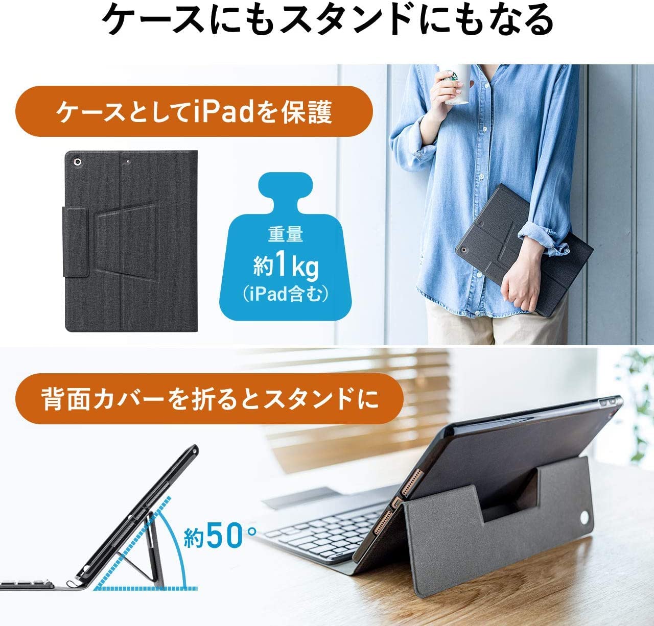 Amazon.co.jp: サンワダイレクト 10.2インチ iPad キーボード付き